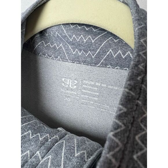 Albion Grey Zig Zag 1/4 Zip Pullover Sz. XS - Picture 3 of 7